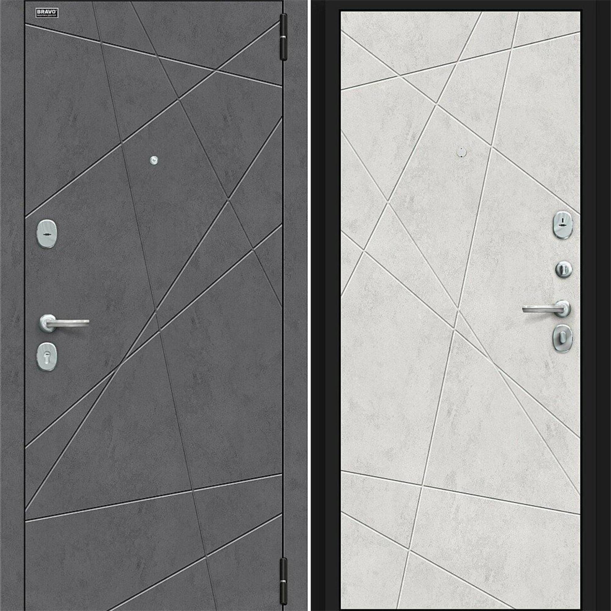 Входная дверь Браво R Граффити-5.5 Kale Slate Art / Look Art