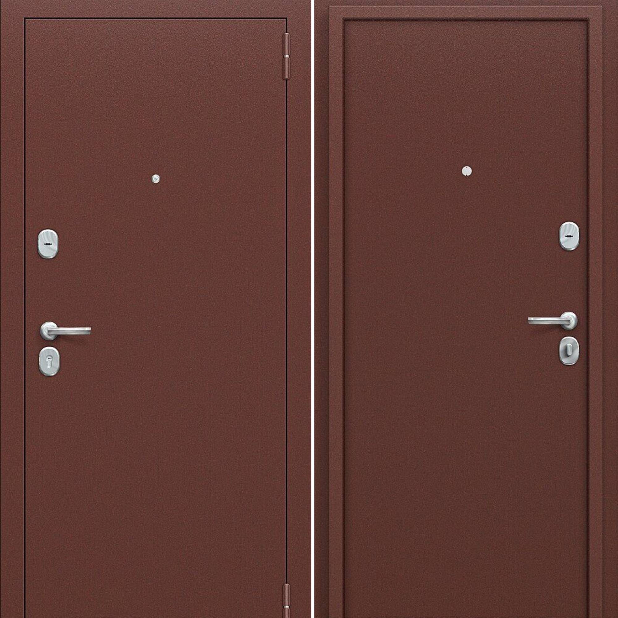 Входная дверь Браво Optim Тайга-7 Антик Медный / Антик Медный