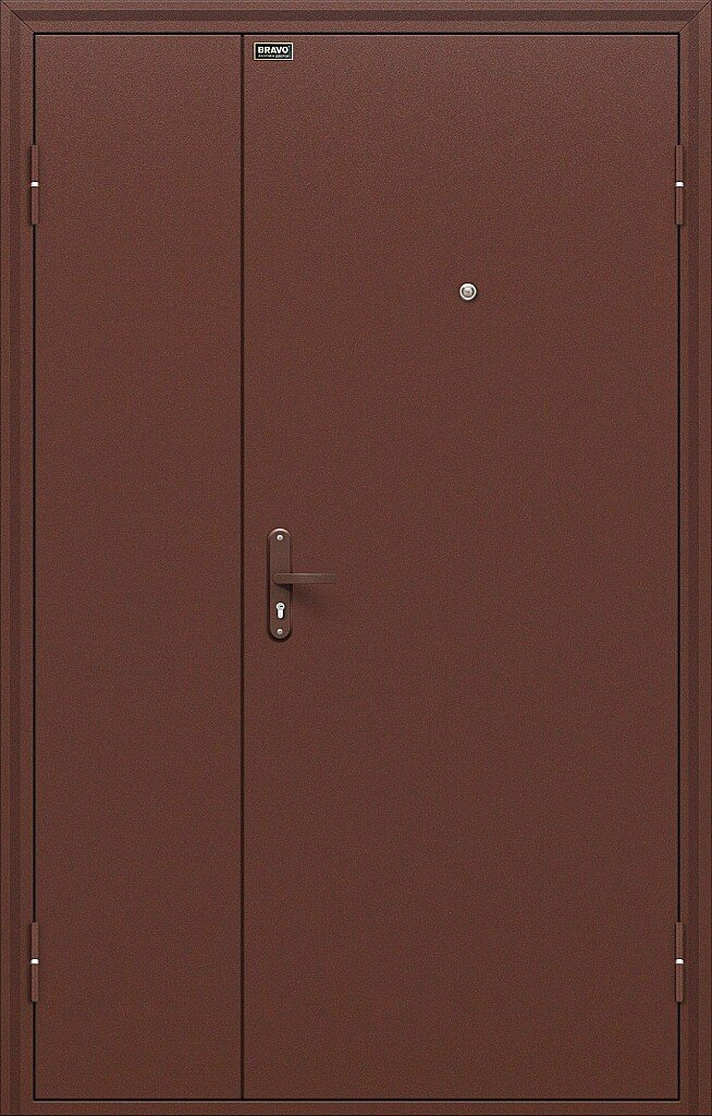 Входная дверь Браво Optim Дуо Слим Антик Медь / Антик Медь
