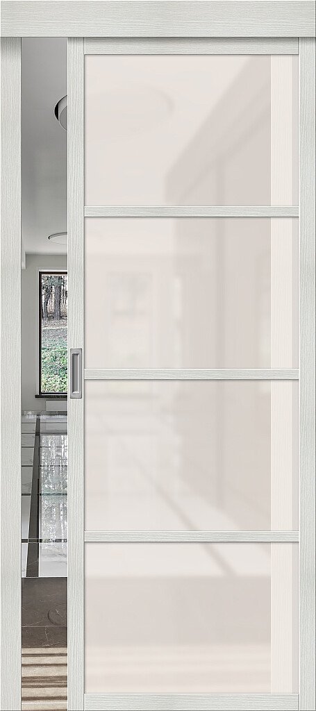 Дверь межкомнатная Браво Твигги-11.3 Bianco Melinga / Magic Fog