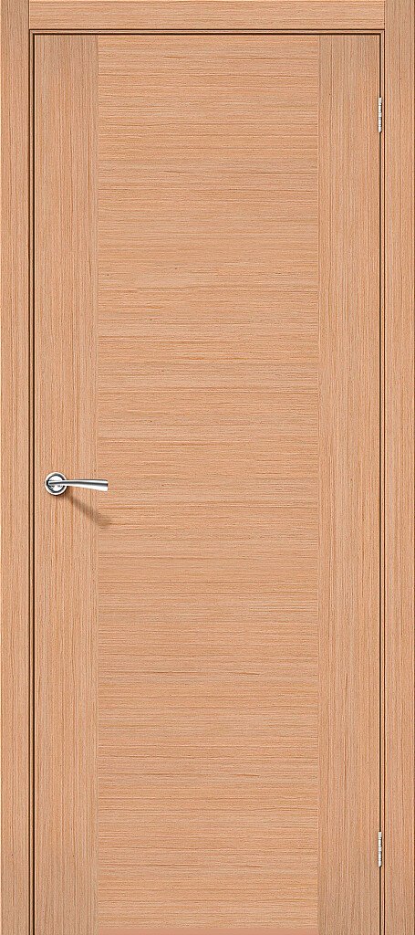 Дверь межкомнатная Bravo Шпон файн-лайн Рондо  Ф-01 (Дуб)