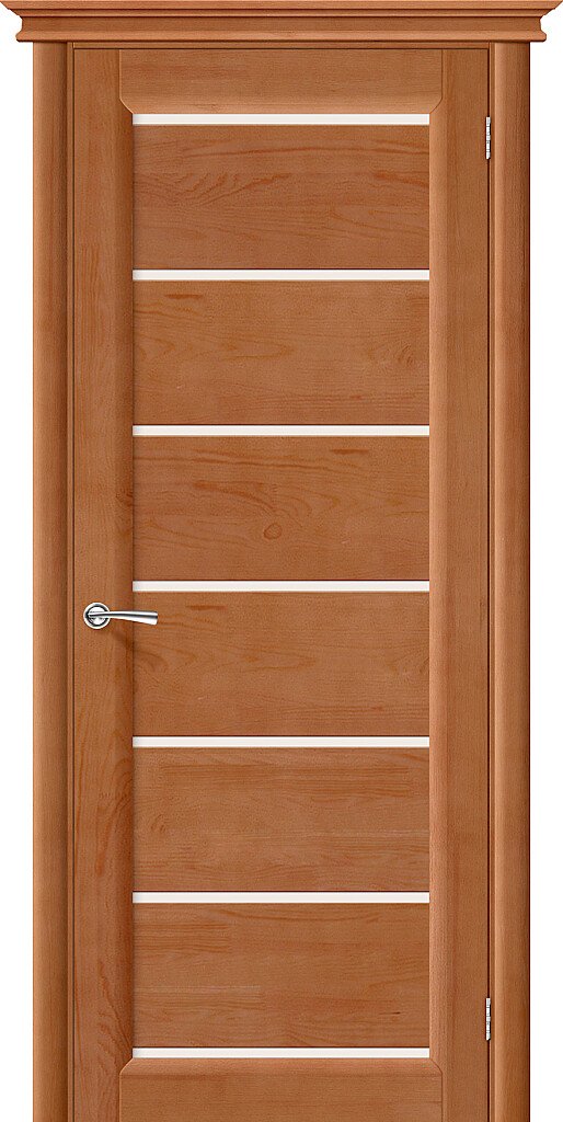 Дверь межкомнатная массив с отделкой М2 Т-05 (Светлый Лак)