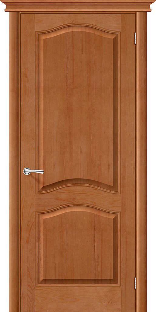 Дверь межкомнатная массив с отделкой М7 Т-05 (Светлый Лак)