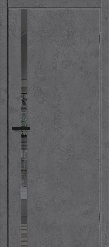 Дверь межкомнатная Bravo Браво-1.55 Slate Art / Mirox Grey