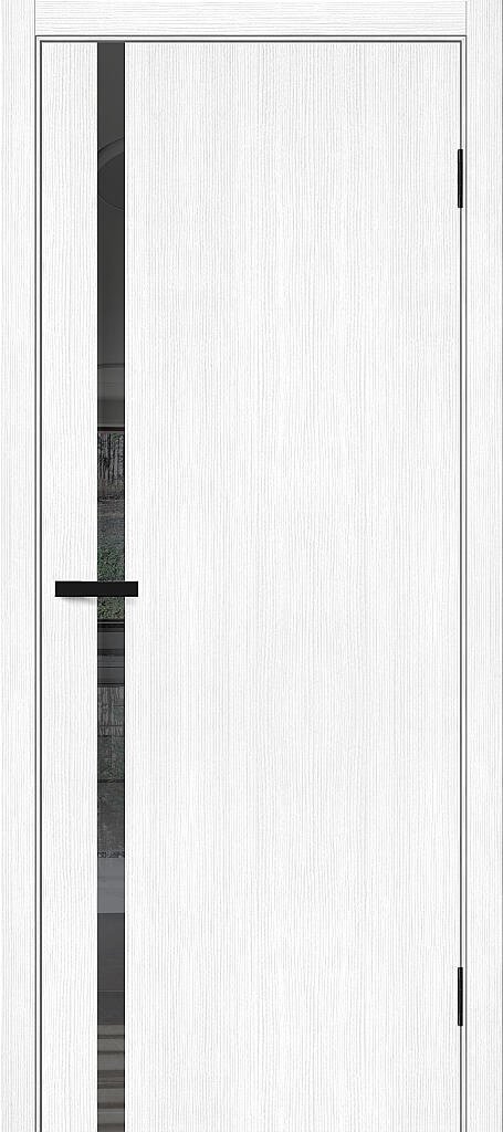 Дверь межкомнатная Bravo Браво-1.55 Snow Melinga / Mirox Grey