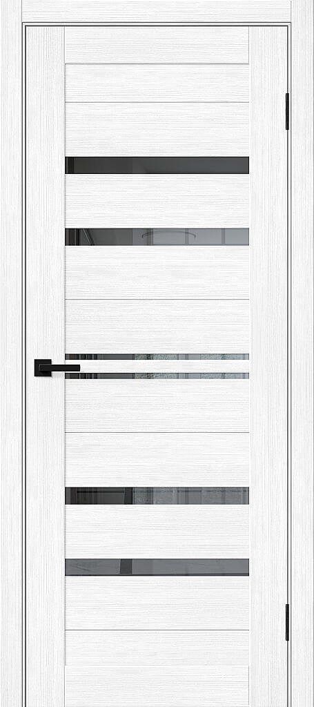 Дверь межкомнатная Bravo Браво-30 Snow Melinga / Mirox Grey