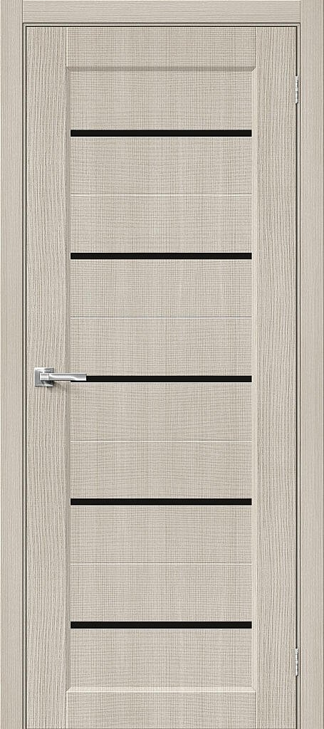 Дверь межкомнатная Браво Мода-22 Black Line Cream Melinga