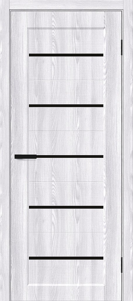 Дверь межкомнатная Браво Мода-22 Black Line Riviera Ice