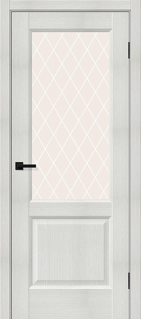 Дверь межкомнатная Браво Неоклассик-33 Bianco Melinga / White Crystal