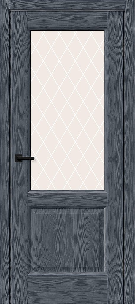 Дверь межкомнатная Браво Неоклассик-33 Stormy Wood / White Crystal