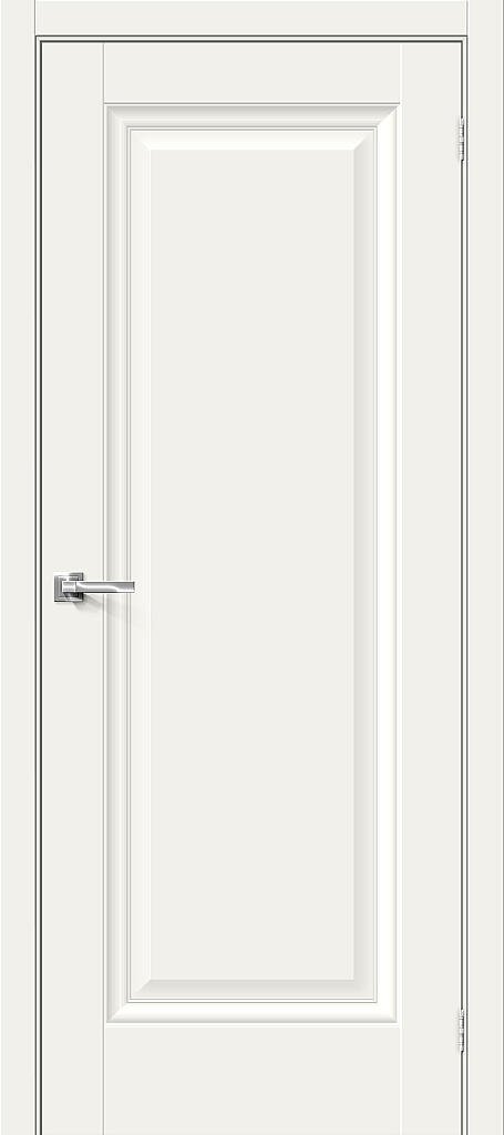 Дверь межкомнатная Браво Прима-0 White Mix