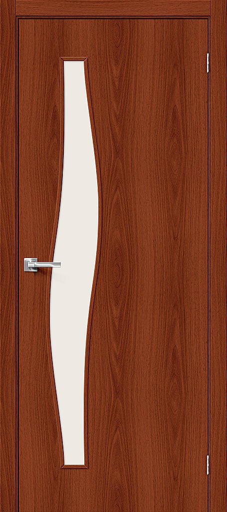 Дверь межкомнатная Браво-6С Л-11 (ИталОрех)