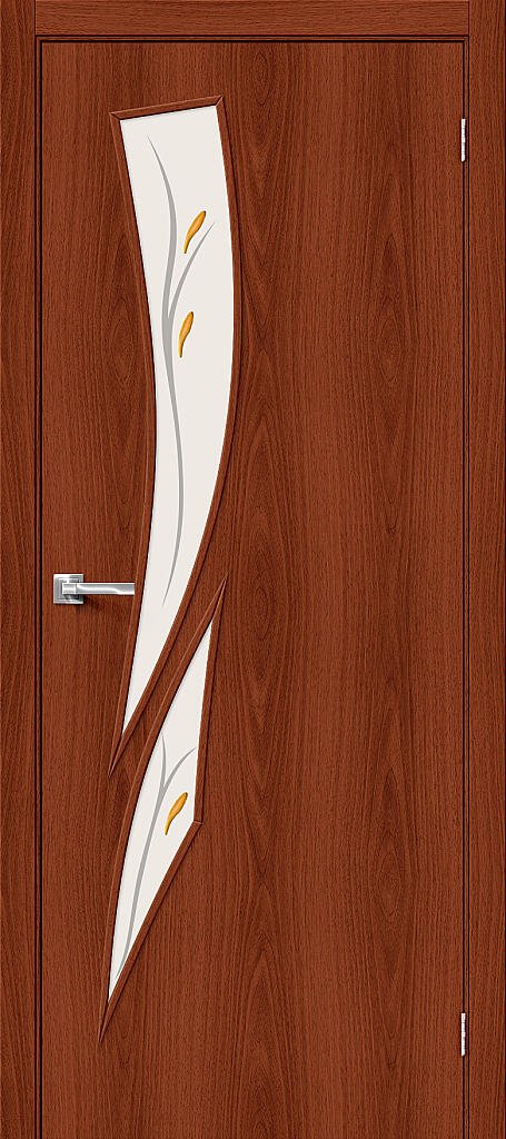 Дверь межкомнатная Браво-8Ф Л-11 (ИталОрех)