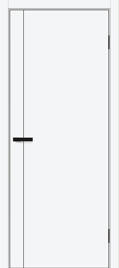 Дверь межкомнатная Браво-0.10 П White Silk