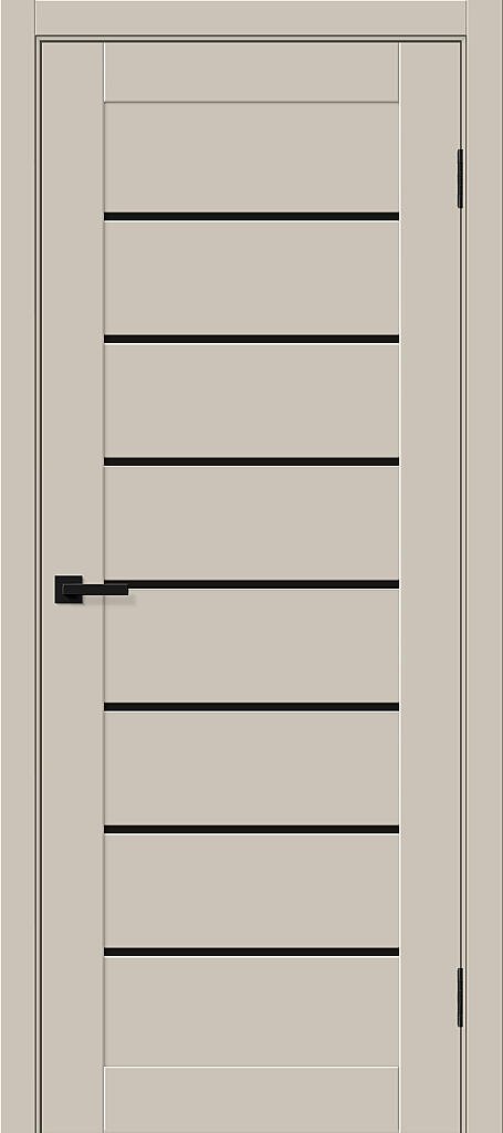 Дверь межкомнатная Браво-22 Black Shine Cream Silk