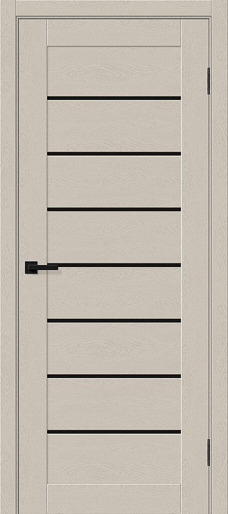 Дверь межкомнатная Браво-22 Black Shine Cream Silkwood