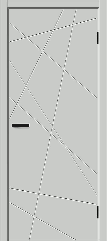 Дверь межкомнатная Граффити-5.Д.П Grey Silk