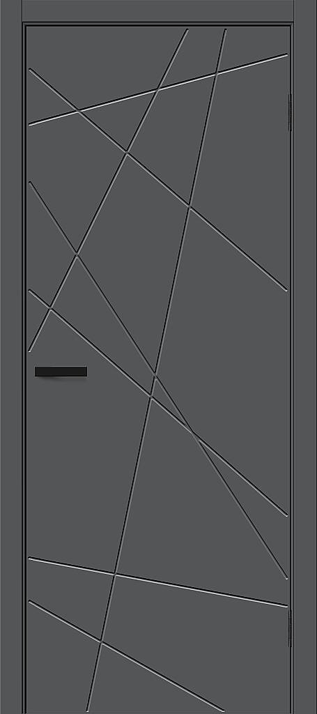 Дверь межкомнатная Граффити-5.Д.П Stormy Silk