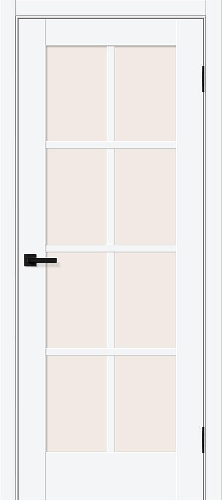 Дверь межкомнатная Браво Прима-11.1 White Silk / Magic Fog