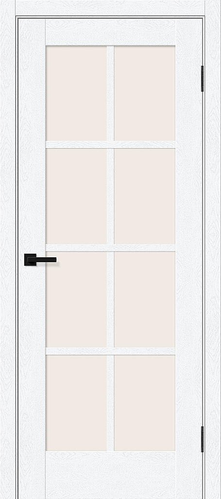 Дверь межкомнатная Браво Прима-11.1 White Silkwood / Magic Fog