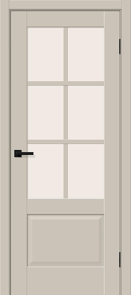 Дверь межкомнатная Браво Прима-13.0.1 Cream Silk / Magic Fog