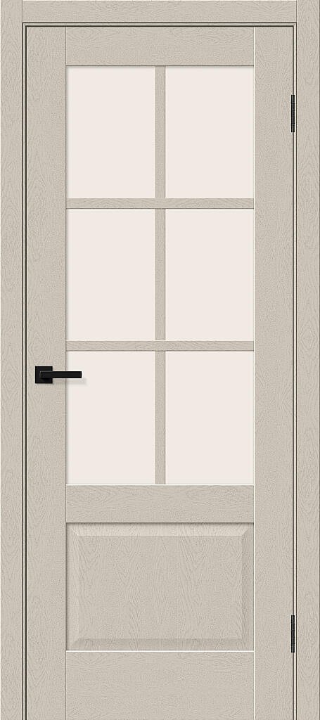 Дверь межкомнатная Браво Прима-13.0.1 Cream Silkwood / Magic Fog
