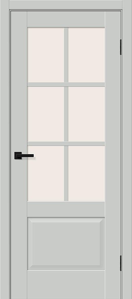 Дверь межкомнатная Браво Прима-13.0.1 Grey Silk / Magic Fog