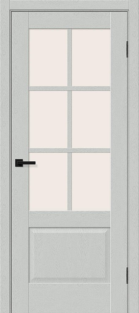 Дверь межкомнатная Браво Прима-13.0.1 Grey Silkwood / Magic Fog