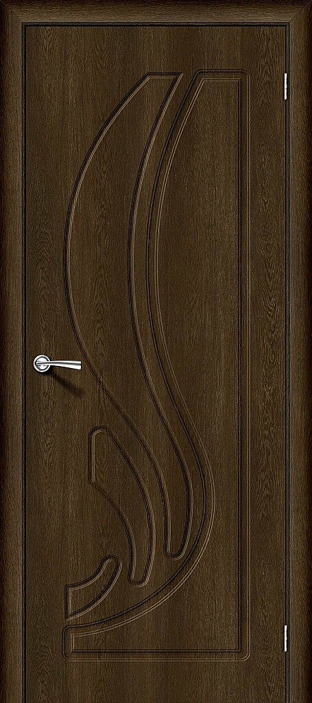 Дверь межкомнатная Браво Лотос-1 Dark Barnwood