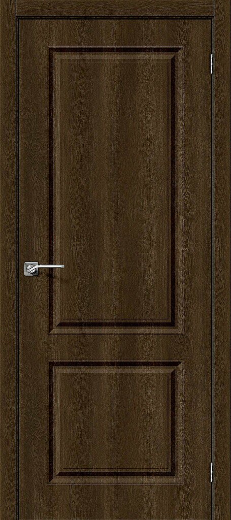Дверь межкомнатная Браво Скинни-12 Dark Barnwood