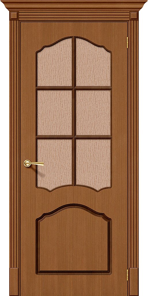 Дверь межкомнатная Bravo Шпон файн-лайн