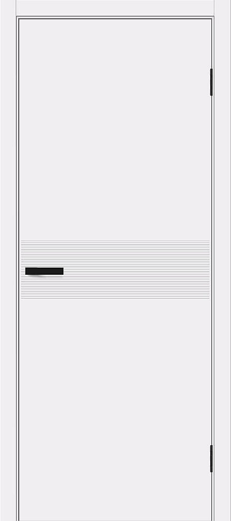 Дверь межкомнатная Браво Граффити-23.Д White Pro