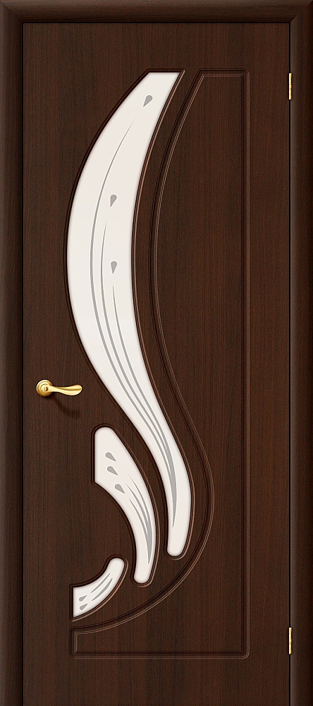 Дверь межкомнатная Браво Лотос П-19 (Венге) Остекленная