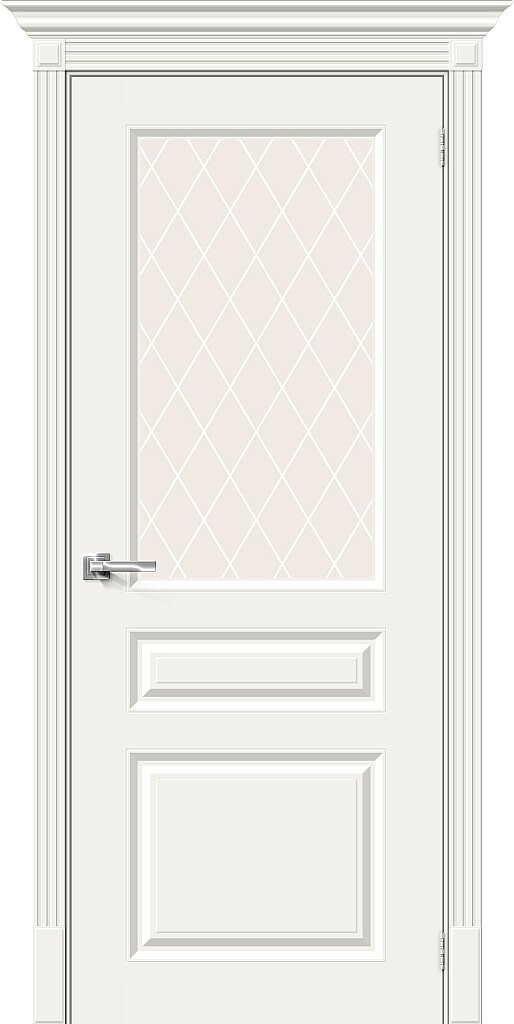 Дверь межкомнатная Браво Скинни-15.1 Whitey