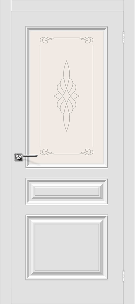Дверь межкомнатная Браво Скинни-15 П-23 (Белый)