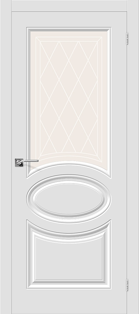 Дверь межкомнатная Браво Скинни-21 П-23 (Белый)