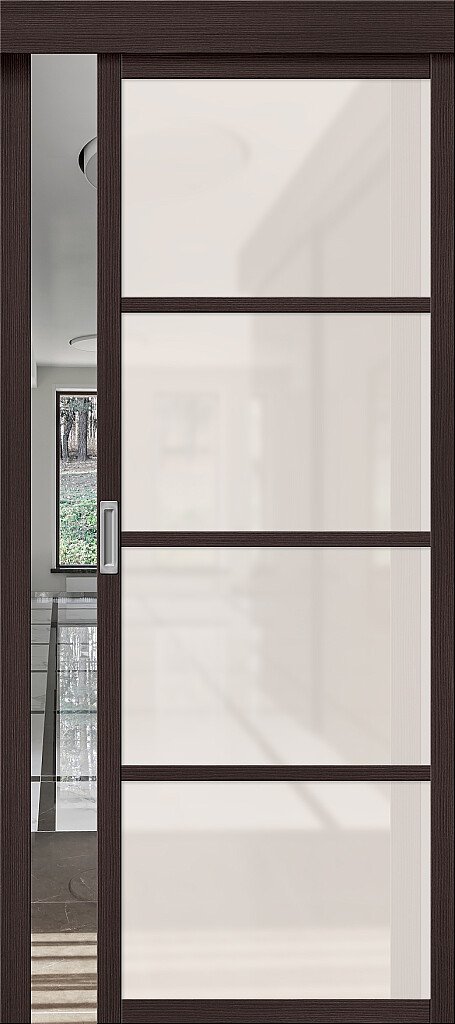 Дверь межкомнатная Браво Твигги-11.3 Wenge Melinga / Magic Fog