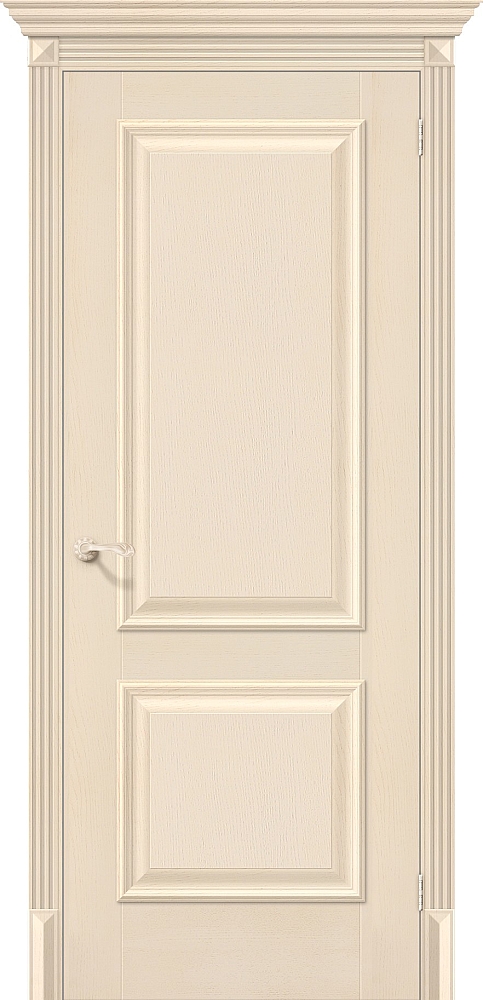 Дверь межкомнатная эко шпон Браво Классико-12 Ivory