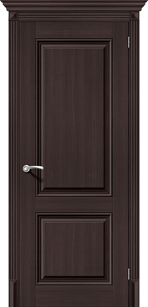 Дверь межкомнатная эко шпон Браво Классико-32 Wenge Veralinga