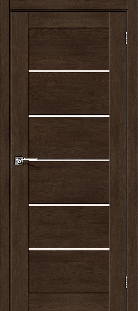 Дверь межкомнатная эко шпон Браво Легно-22 Dark Oak