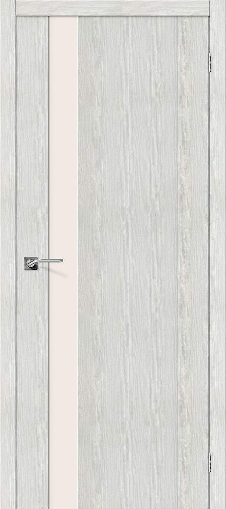 Дверь межкомнатная эко шпон Браво Порта-11 Bianco Veralinga