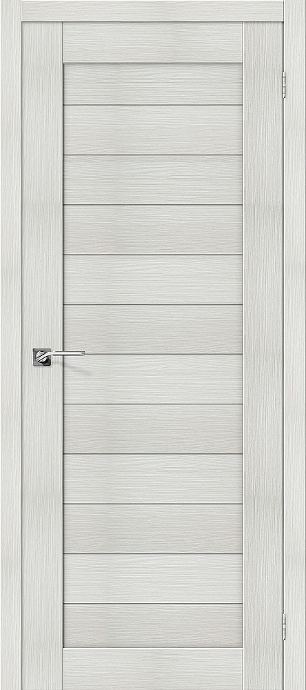Дверь межкомнатная эко шпон Браво Порта-21 Bianco Veralinga