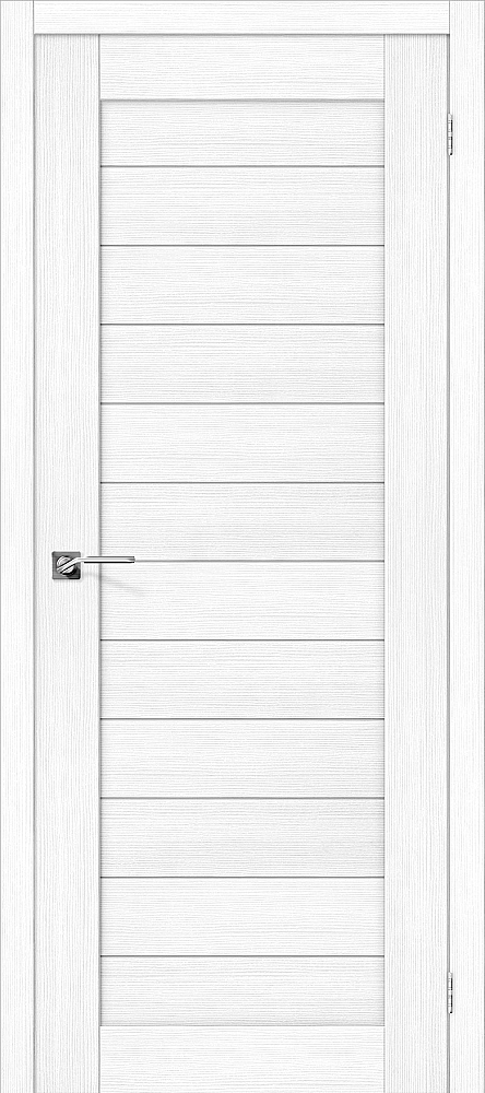 Дверь межкомнатная эко шпон Браво Порта-21 Snow Veralinga