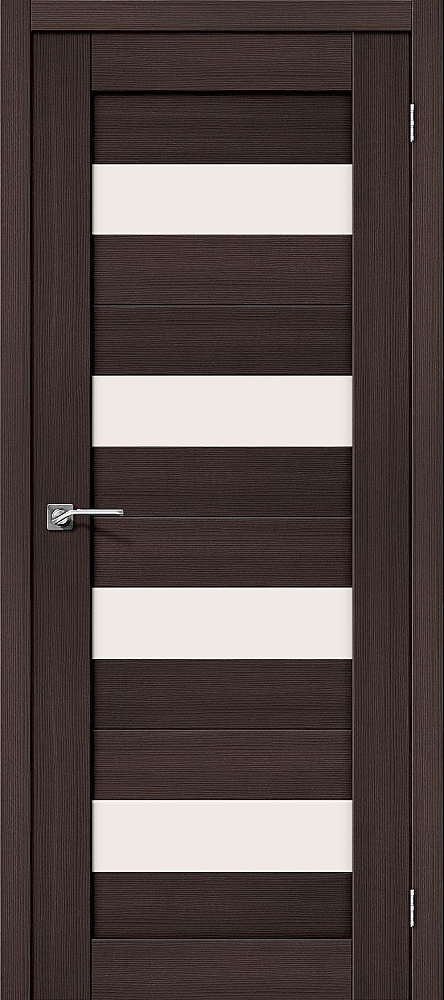 Дверь межкомнатная эко шпон Браво Порта-23 Wenge Veralinga