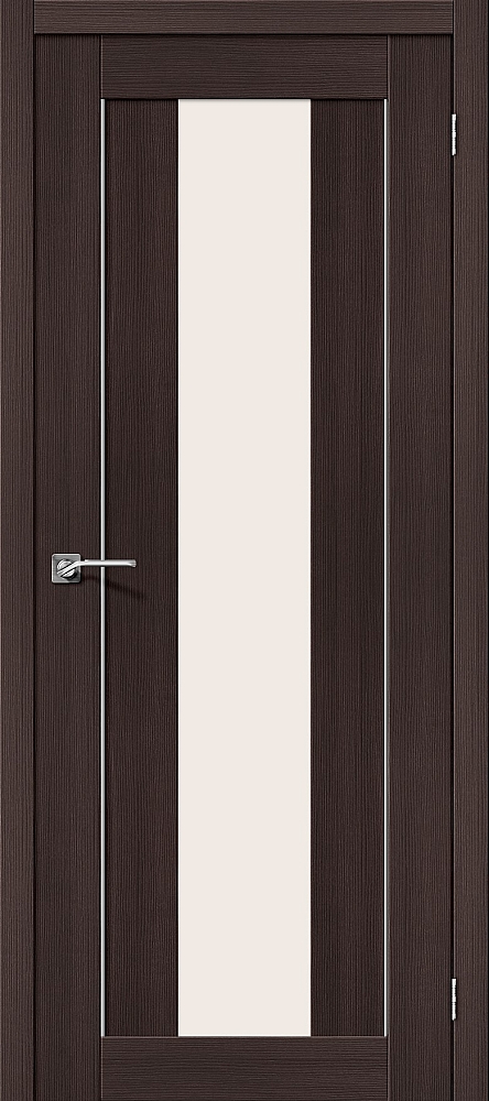 Дверь межкомнатная эко шпон Браво Порта-25 alu Wenge Veralinga