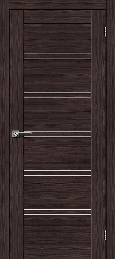 Дверь межкомнатная эко шпон Браво Порта-28 Wenge Veralinga