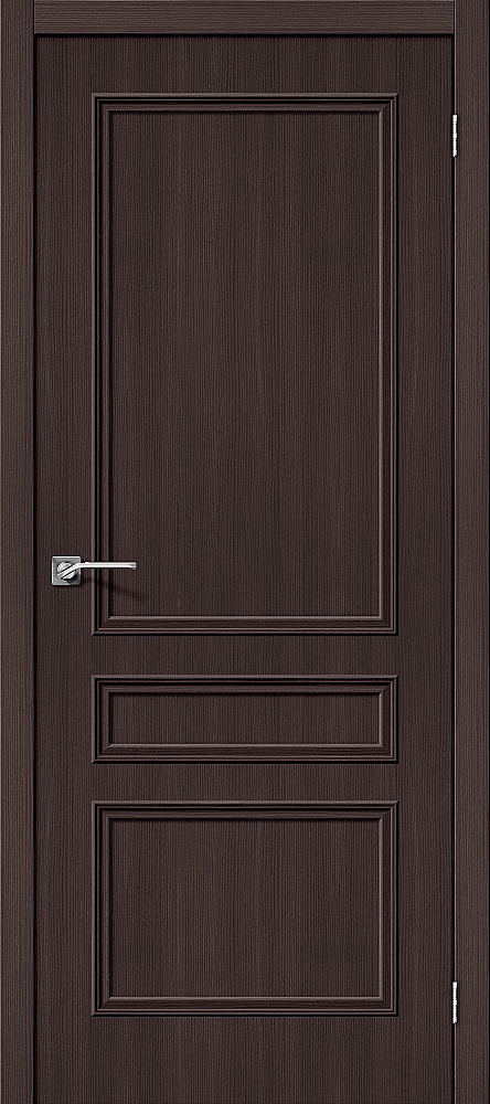 Дверь межкомнатная эко шпон Браво Симпл-14 Wenge Veralinga