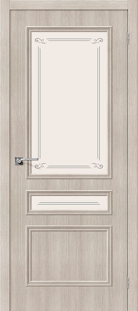 Дверь межкомнатная эко шпон Браво Симпл-15.2 Cappuccino Veralinga