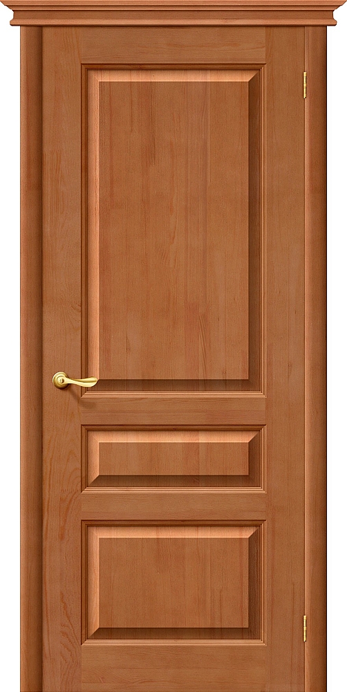 Дверь межкомнатная массив с отделкой М5 Т-05 (Светлый Лак)