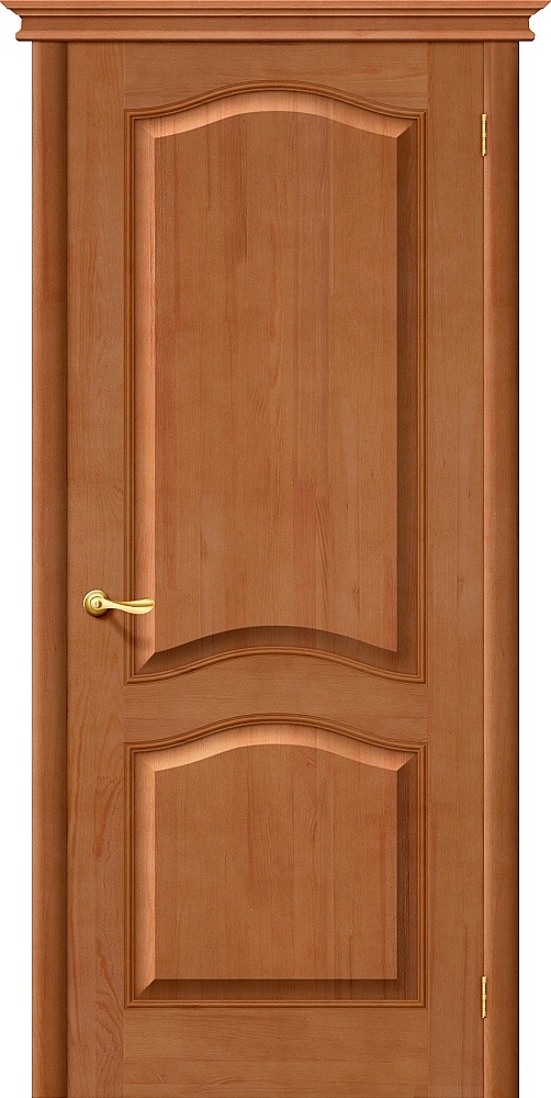 Дверь межкомнатная массив с отделкой М7 Т-05 (Светлый Лак)